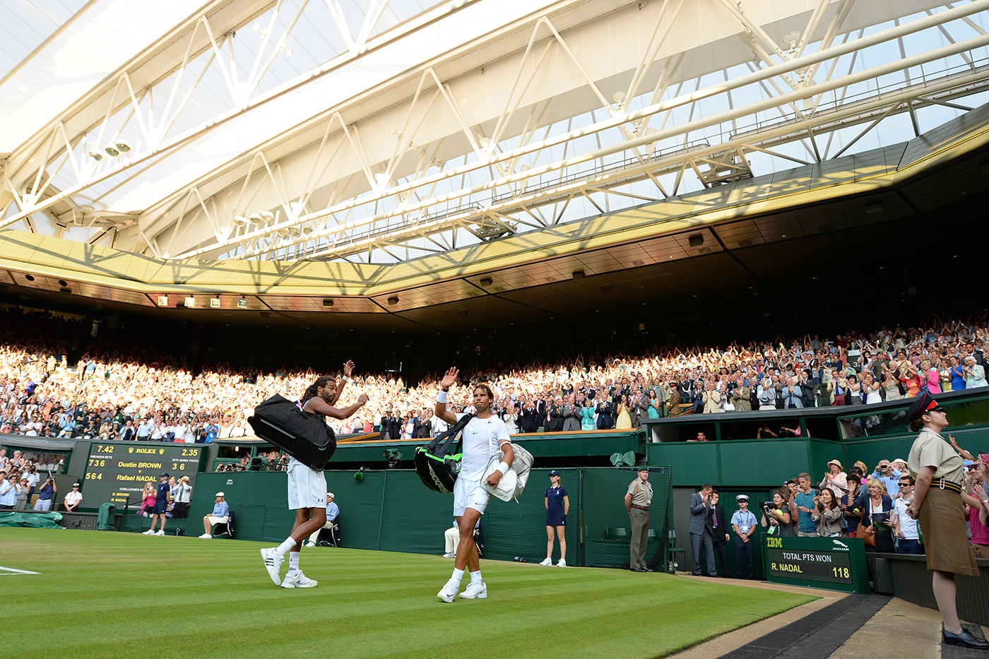 Upset On Centre Court Brown Defeats Nadal The Championships Wimbledon Official Site By Ibm 1685