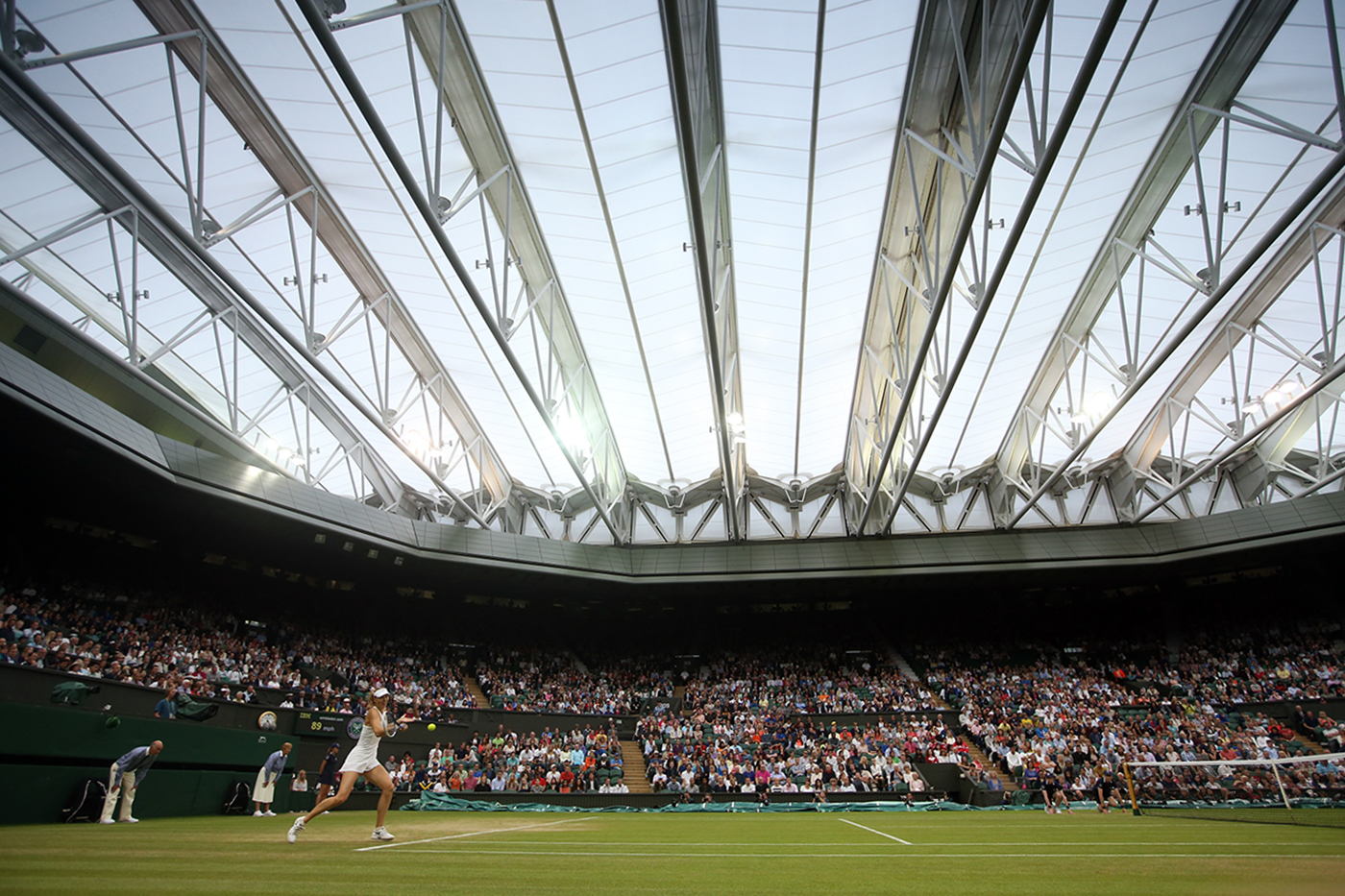 Ladies' Third Round: Sharapova vs. Riske - The Championships, Wimbledon ...