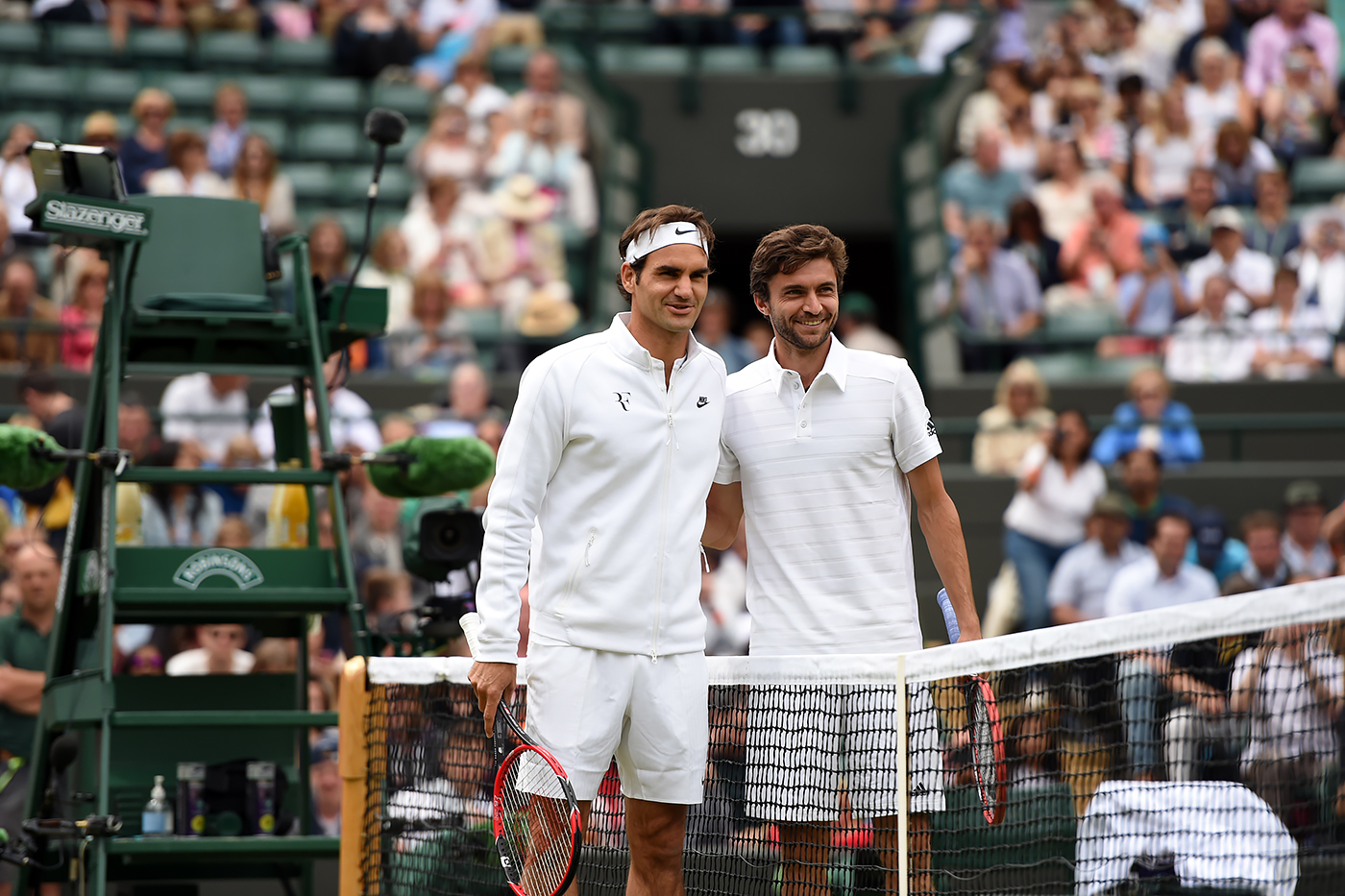 Gentlemen's Quarter-Finals: Federer defeats Simon - The Championships ...