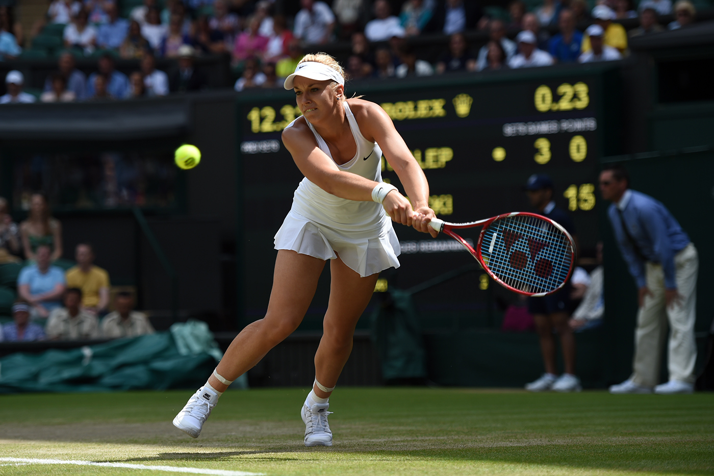 Ladies' Quarter-Finals: Halep vs. Lisicki - The Championships ...