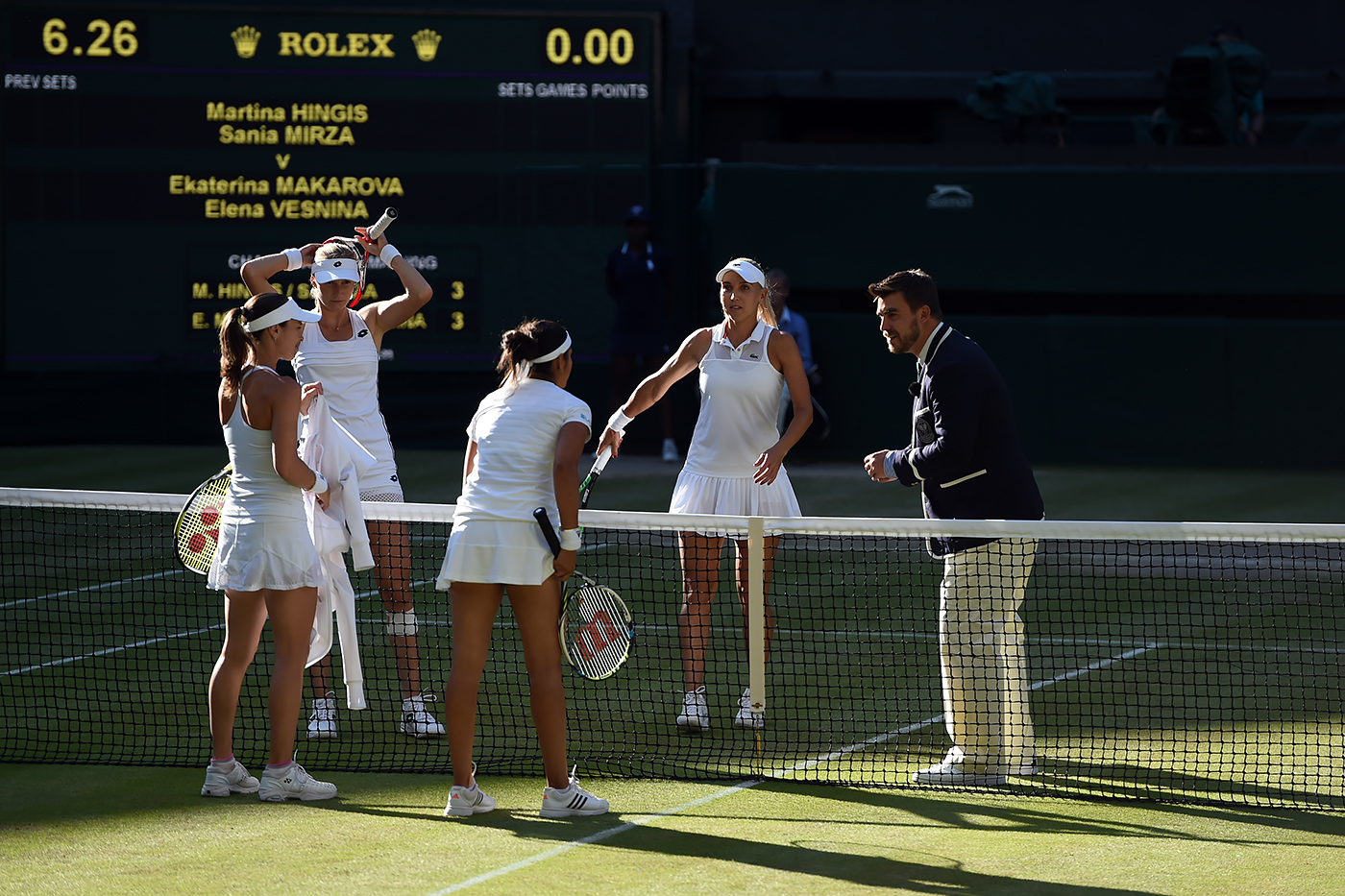 Hingis and Mirza are Ladies' Doubles Champions The Championships