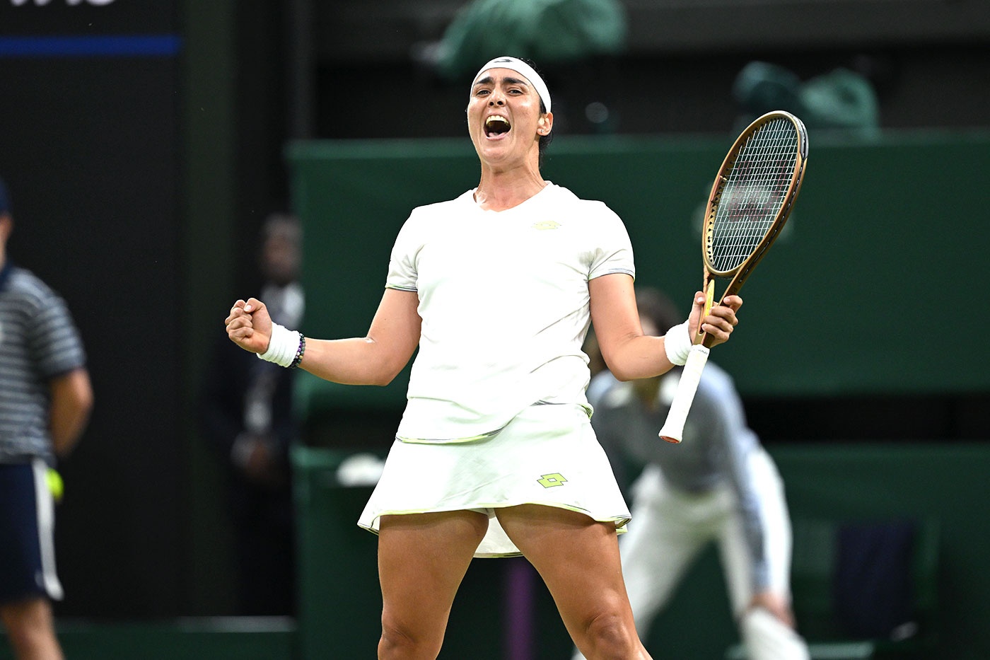 Andreescu happy to earn first main draw win at Wimbledon