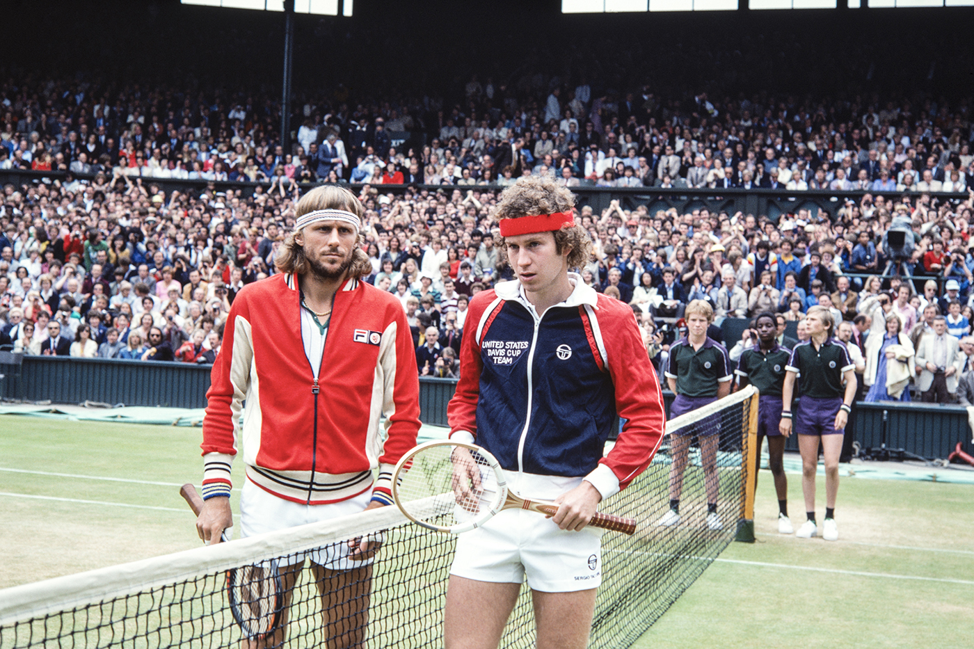 Two fans went to Wimbledon in flawless Bjorn Borg and John McEnroe