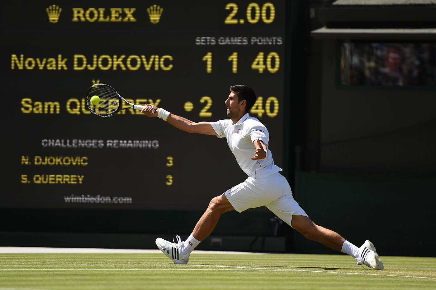 Defending Champ Upset: Querrey Defeats Djokovic - The Championships ...