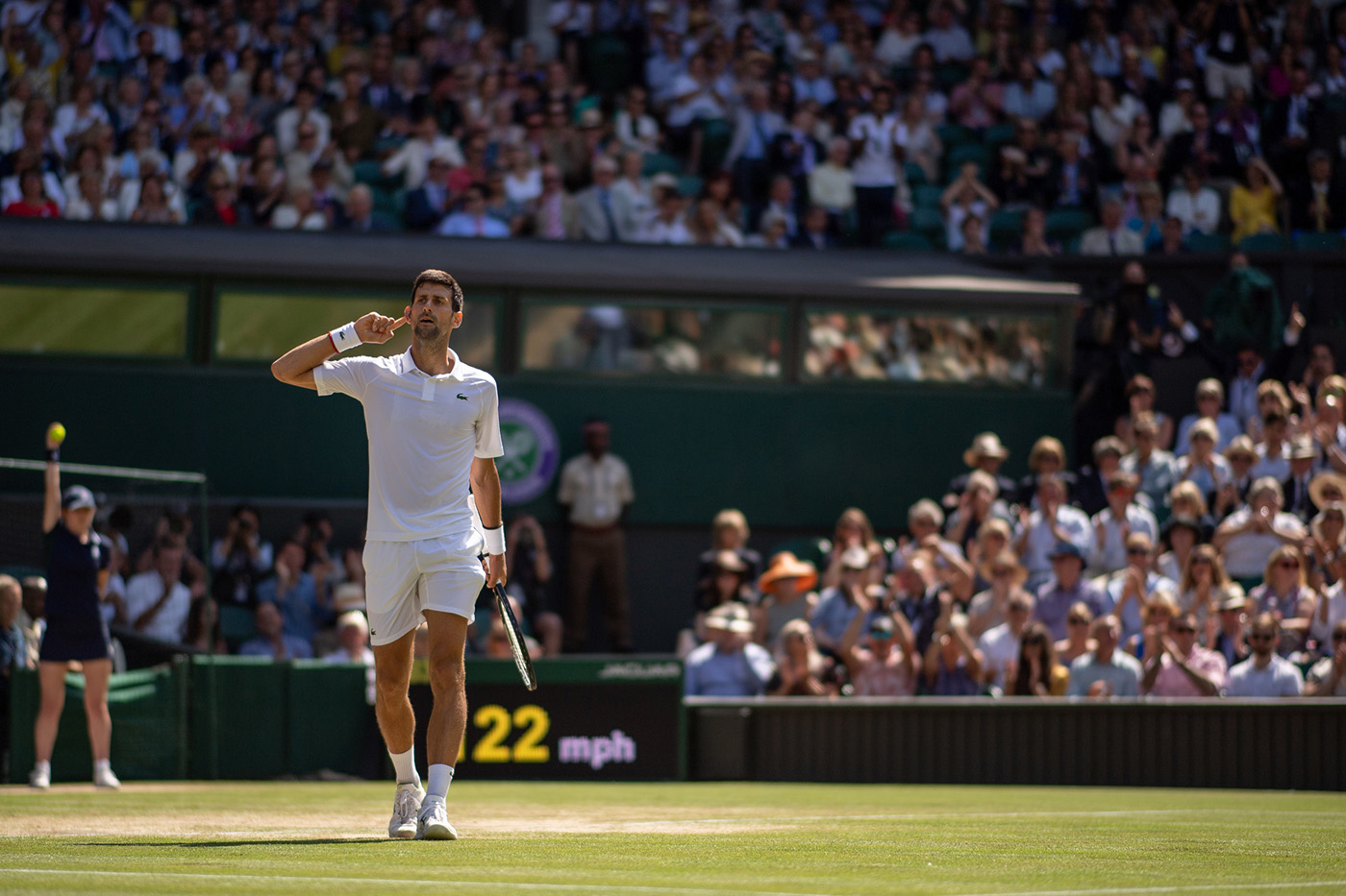 Deja Vu Djokovic Into Finals Over Bautista Agut The Championships