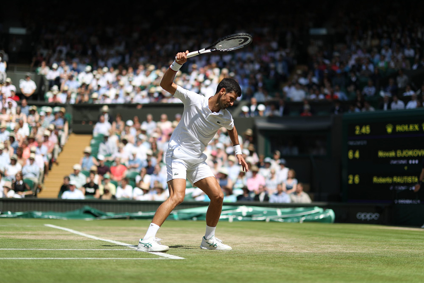 Deja Vu Djokovic Into Finals Over Bautista Agut The Championships