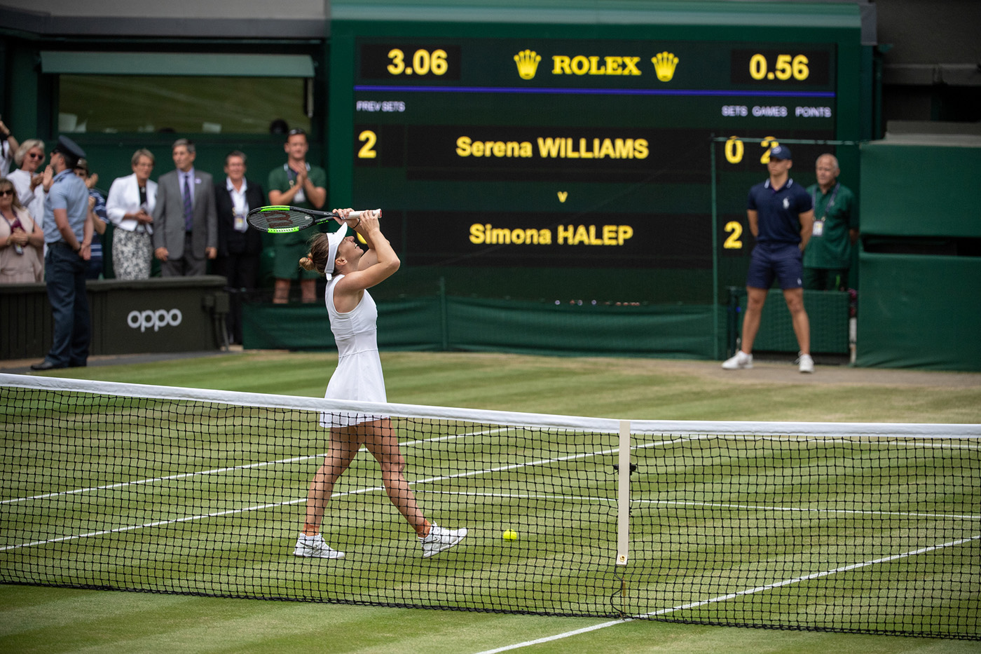 Celebrations On Centre: Halep Wins Wimbledon - The Championships ...