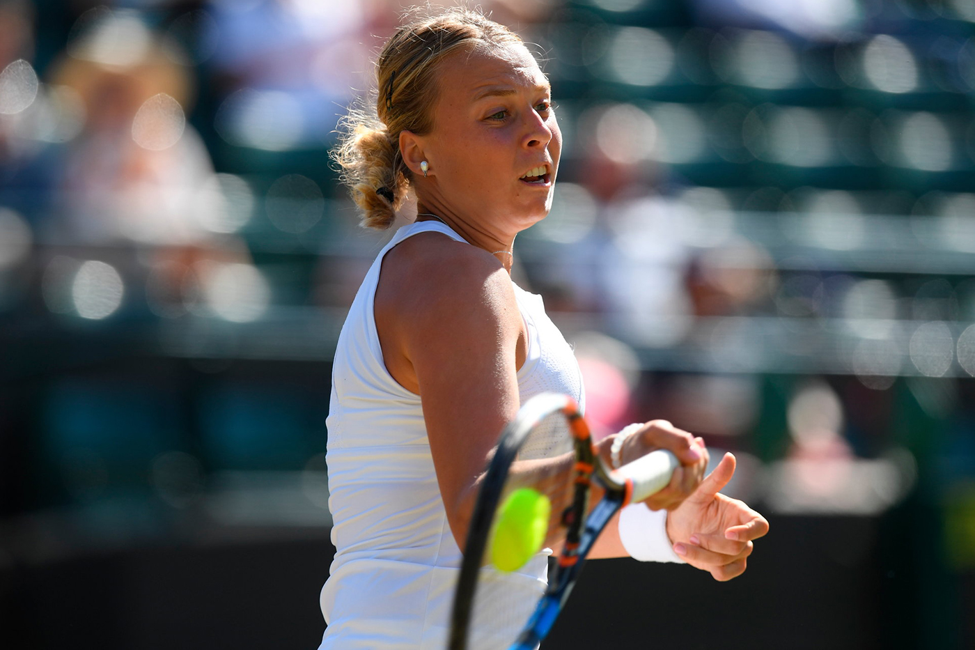 Victory For Wozniacki Over Kontaveit - The Championships, Wimbledon ...