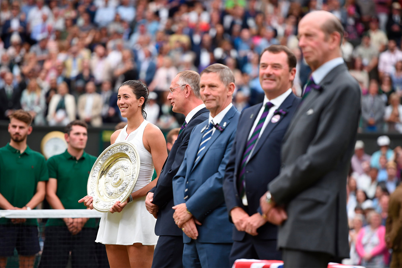 Ladies' Singles Champion: Garbiñe Muguruza - The Championships ...