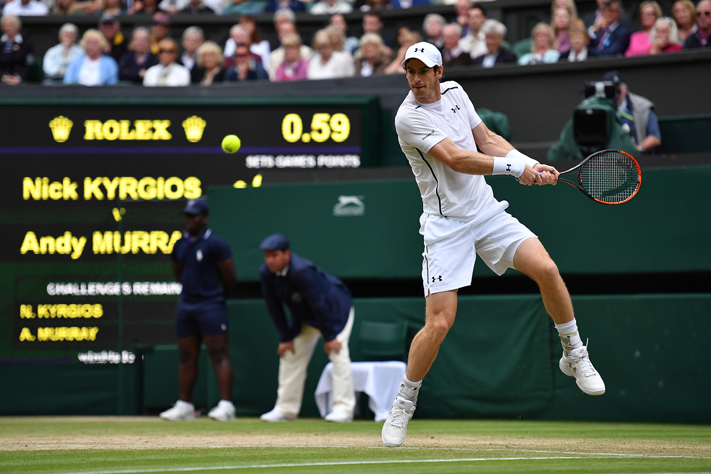 Murray defeats Kyrgios in three sets - The Championships, Wimbledon ...