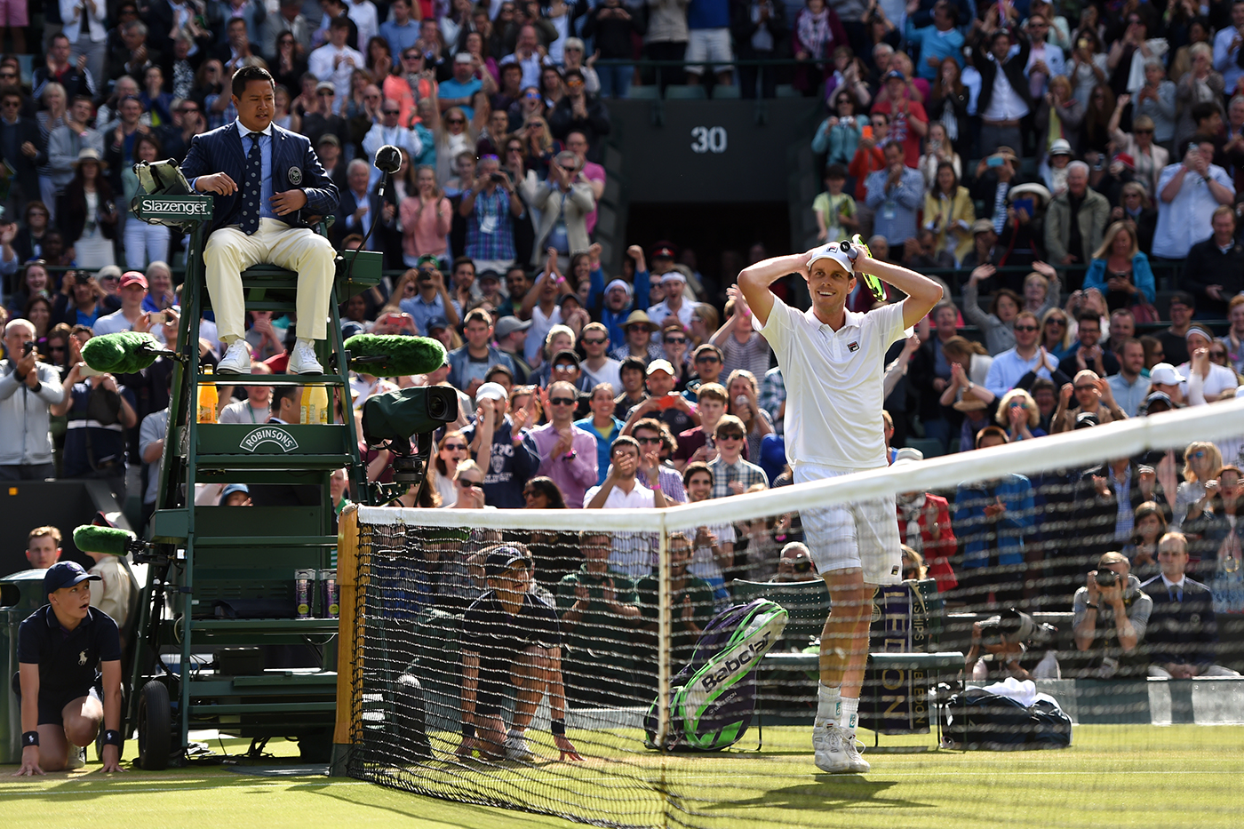 Defending Champ Upset: Querrey Defeats Djokovic - The Championships ...